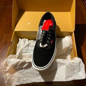 Vans Era Pro Men’s 12/Women’s 13.5 Black/White/Gum NWT NOS Unisex